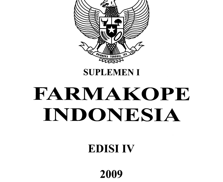FARMAKOPE INDONESIA EDISI IV 2009
