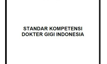STANDAR KOMPETENSI DOKTER GIGI INDONESIA