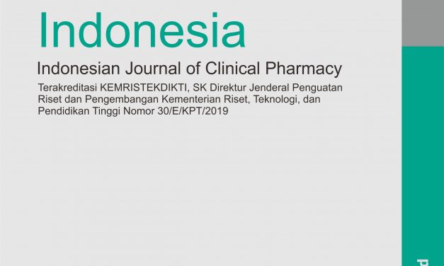 Jurnal Farmasi Klinik Indonesia,   Vol. 8 No. 4, Desember 2019