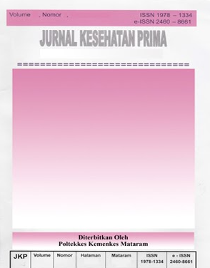JURNAL KESEHATAN PRIMA VOL 13 NO 1 :2019